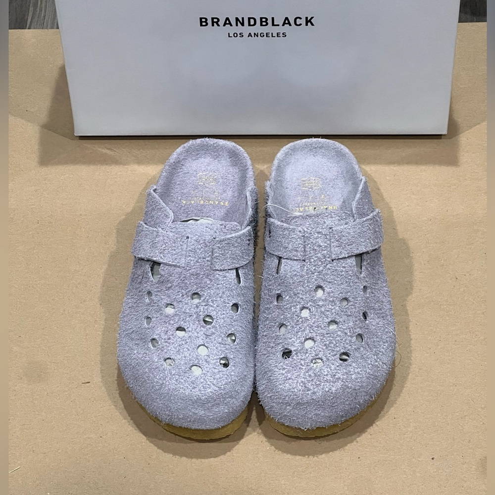 BRANDBLACK Carrera Suede Clog Lavender LAVE Men’s 8 | New